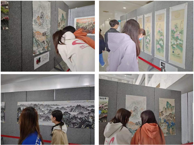 浸潤藝術之韻，涵養時代之美——我院組織師生參觀“尚美·潤心 新中國名家畫展”文化研學交流活動